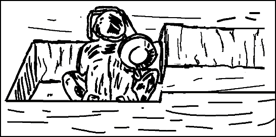 Figure 4-11. Expanded hasty fighting position (gunner sitting on the Javelin firing platform).