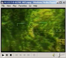 Movie showing Navy F/A-18 airstrike during which two JDAMs were used. According to DoD, it was later discovered that during this particular attack, several al Qaeda forces were killed, and the cave heavily damaged