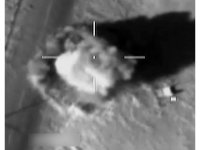 Brimstone missile strike on Libyan armored vehicles 