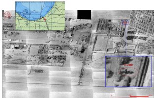 Example of militarized civilian facility - re-purposed cement factory Southeast of Brega. Observed on 20 July 2011