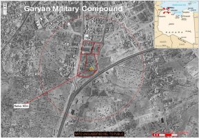 The Gharyan Military Compound located ~80km south of Tripoli, Libya