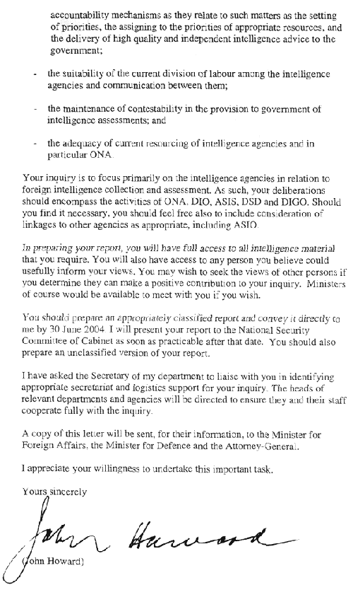 Prime Minister's Letter of 4 March 2004 - Page 2 of 2