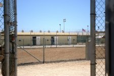 View of Camp 4, the medium security camp within Camp Delta at Naval Station Guantanamo Bay, Cuba