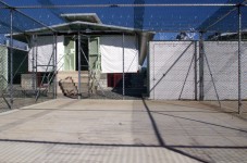 Recreation/exercise area. There are two recreation/exercise areas per detention block at Camp Delta