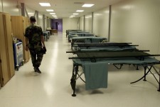 The detainee hospital ward at Camp Delta