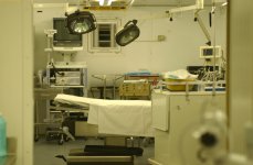 The operating room in the detainee medical facility in Camp Delta, Naval Station Guantanamo Bay, Cuba