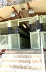 The door leading to the cell block from the recreation area in Camp Delta, Naval Station Guantanamo Bay, Cuba