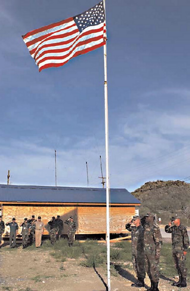 View of Camp America, a personnel housing area, near Camp Delta, Guantanamo Bay, Cuba