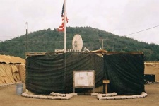 Fleet Hospital 20 at the U.S. Naval Base at Guantanamo Bay, Cuba, where detainees requiring 24-hour medical care are being treated