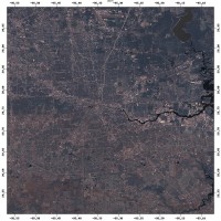 Satellite image of Houston, TX