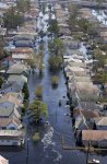 Rescue crews search for Hurricane Katrina survivors in New Orleans, LA