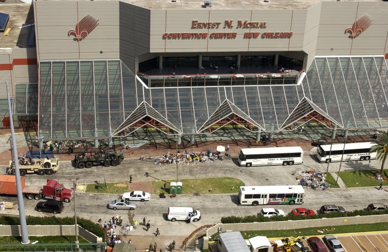 New Orleans Ernest N. Morial Convention Center after Hurricane Katrina