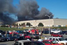 View of the Pentagon after the September 11, 2001 terrorist attacks