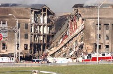 View of the Pentagon after the September 11, 2001 terrorist attacks