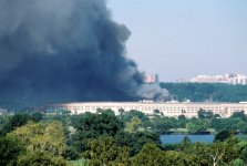 View of the Pentagon after the September 11, 2001 terrorist attacks