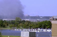 View of the Pentagon after the September 11, 2001 terrorist attacks