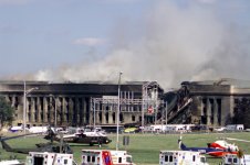 View of the Pentagon after the September 11, 2001 terrorist attacks