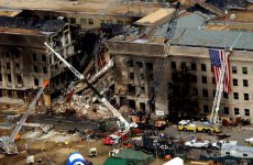 View of the Pentagon after the September 11, 2001 terrorist attacks