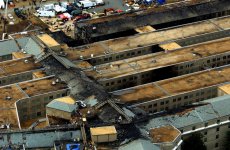 View of the Pentagon after the September 11, 2001 terrorist attacks