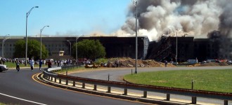 View of the Pentagon after the September 11, 2001 terrorist attacks
