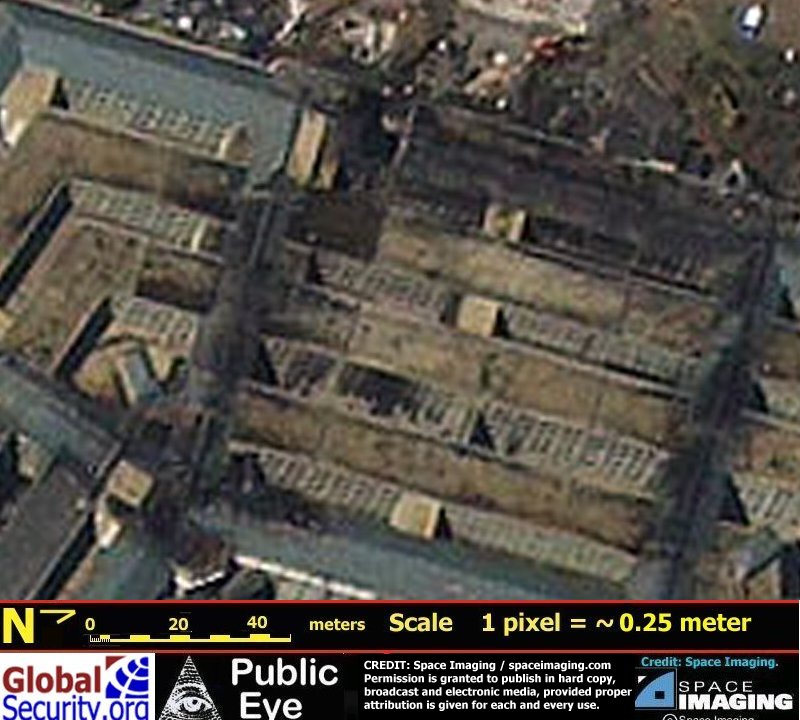 One-meter resolution satellite image of the Pentagon was collected at 11:46 a.m. EDT on Sept. 12, 2001 by Space Imaging's IKONOS satellite showing damage to the building as a result of the September 11, 2001 terrorist attack