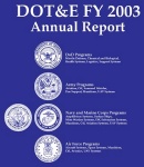 DOT&E FY2003 Annual Report Front Cover