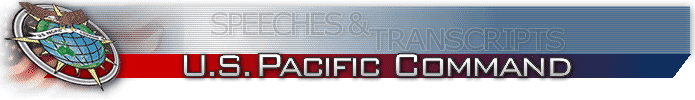 USPACOM Speeches and Transcripts (banner)