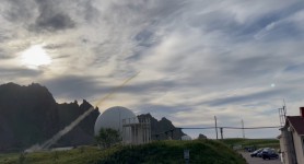 THOR-ER flight vehicle moments after being launched in Andøya, Norway, Aug. 17, 2022.