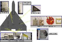 MANAMA, Bahrain (Nov. 22, 2022) Graphic identifying specific debris fragments collected by a U.S. Navy explosive ordnance disposal team aboard M/T Pacific Zircon, Nov. 16. The graphic shows how the collected fragments indicate the unmanned aerial vehicle that attacked the commercial tanker was an Iranian-made Shahed-136. (U.S. Navy graphic)