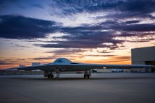 The B-21 Raider continues to progress in ground testing with the commencement of engine runs at Northrop Grumman's facilities in Palmdale, Calif. (Photo Credit: Northrop Grumman)