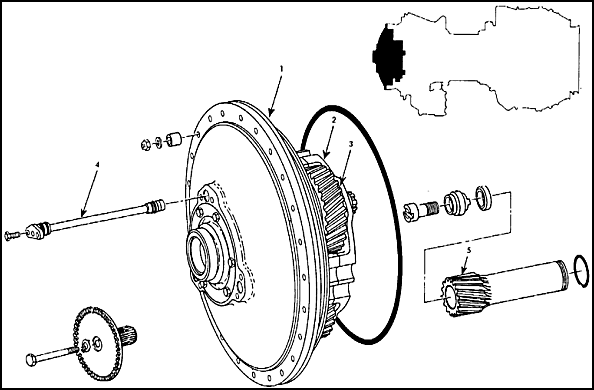 Output Reduction Carrier and Gear Assembly