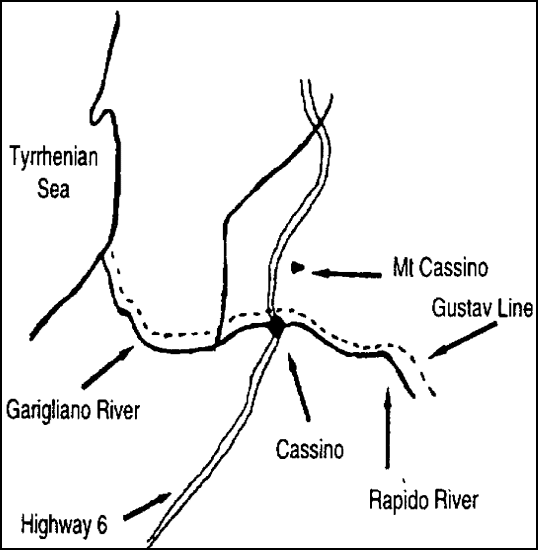 Figure 1-2.  The 5<SUP>th</SUP> Army's area of operations
