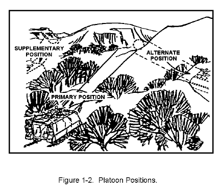 Figure 1-2.  Platoon Positions.
