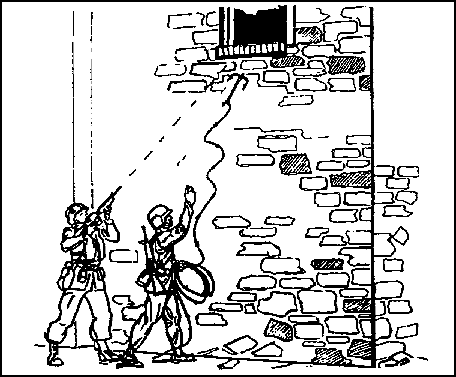 Figure 2-17.  Grappling hook thrown at close range