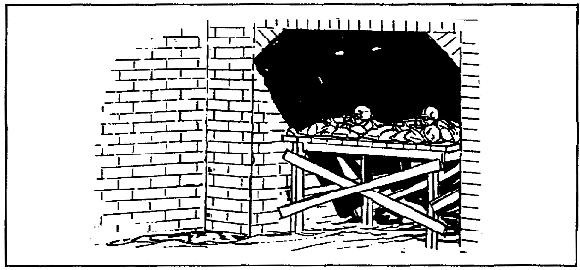 Figure 2-87.  Two-man position established at the entrance to a sewer