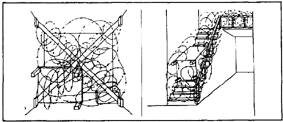 Figure 2-93.  Blocking hallways and stairs
