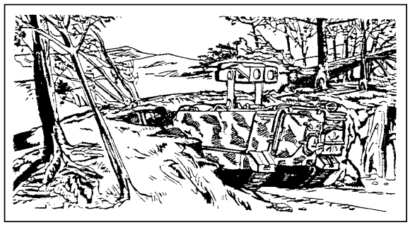 Figure 1-2.  Excavated Hull-Down Position.