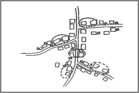 Figure 4-12. Company defense of a village.