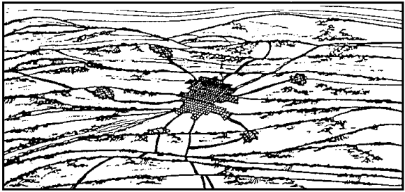 Figure 1-3. Example of a satellite pattern.