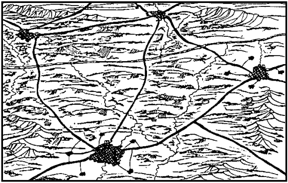 Figure 1-4. Example of a network pattern.