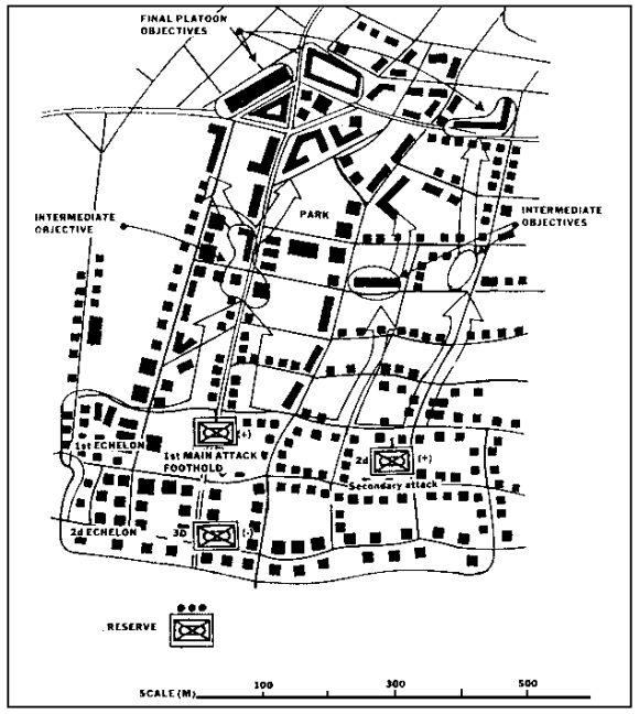 Figure 1-13. Example of an MRB attack in a built-up area.