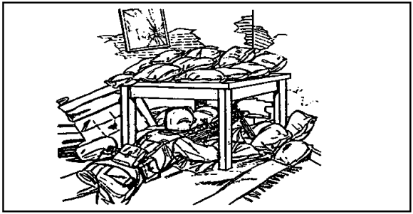 Figure 3-15.  Corner machine gun bunker.