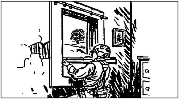Figure 3-28.  Firing a LAW from inside a room.