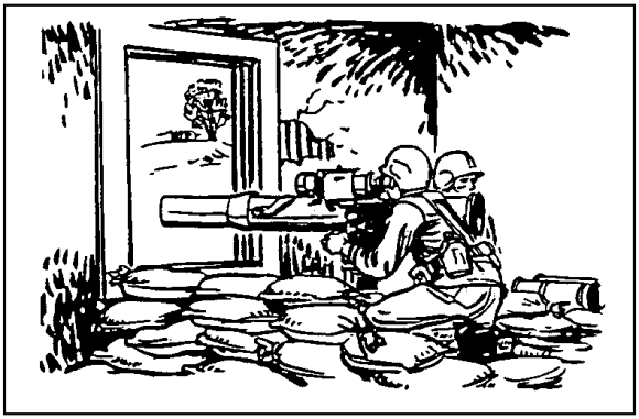 Figure 3-34.  TOW fired from inside a room.