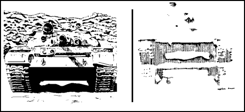 Figure 1-17.  Close-up (left) and Effects of Mirage (right).