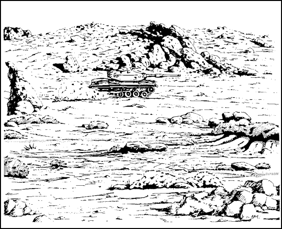 Figure 1-3.  Rocky Plateau Desert - The Golan Heights.