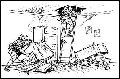 Figure 5-25. Movement routes within building.