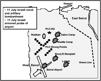 Figure A-3. Israeli Probe of PLO Defenses