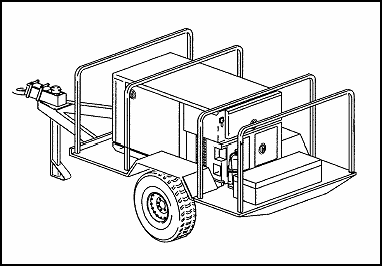 Figure 4-18. Trailer Mounted Auxiliary Generator