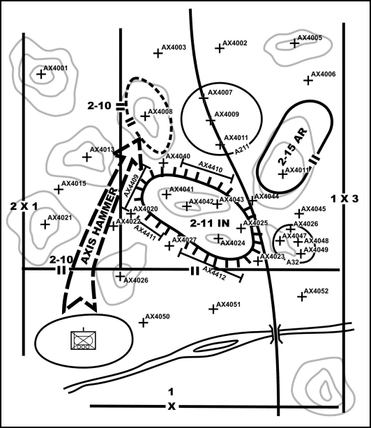 Figure 5-13. Strongpoint fire support plan